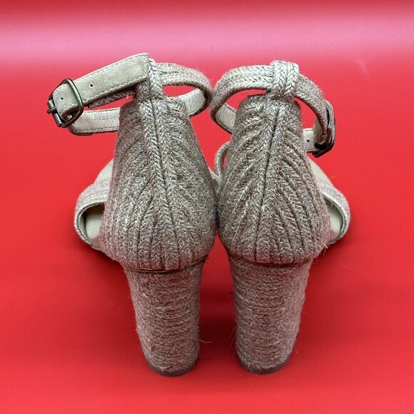 Jeffrey Campbell Rowboat Jute Wrapped Ankle-Strap Sandals Women's Size 9 Display - Picture 6 of 11